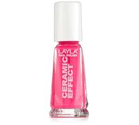 Layla Cosméticos 1243R23-107 Efecto Cerámica Esmalte de Uñas - luz fluo rosa, 1er Pack (1 x 0:01 l)