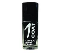 Layla Cosméticos esmalte de uñas 1 Escudo, Negro Rock, 1er Pack (1 x 0.017 L)