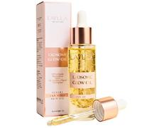 L'AYLLA Exosome Glow Oil - Aceite facial radiante con exosomas, oro de 24 quilates, Planta Stem Cell, para una piel más suave, cuidada e instantánea, luminosa, vegano y suizo