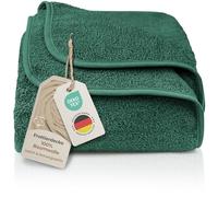 LAYNENBURG Manta de Rizo Premium 150x200 cm - 100% algodón - Manta de Verano Fina, Ligera y refrescante - como Manta de sofá, edredón y Manta de Rizo (Verde Oscuro)