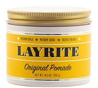 Layrite Original Pomada 297g | Fijación media | Soluble en agua | Brillo Medio