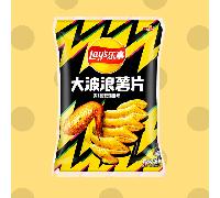 Lay's Papas Fritas Onduladas con Sabor a Ala de Pollo Crocante - 70G | 50% Menos Grasa Saturada, Nueva Receta