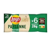 LAY'S - Receta de granja natural, paquete múltiple, 6 x 28 g, 4 unidades