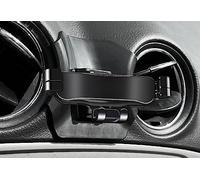 LAYSSA Soporte Movil Coche para Ford Mondeo 2007-2012, Soporte para Teléfono Móvil para Automóvil Seguro y Estable, 360° Rotación Flexible, Auto Accesorios,A Black
