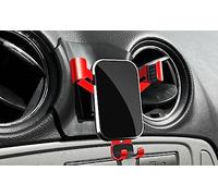 LAYSSA Soporte Movil Coche para Ford Mondeo 2007-2012, Soporte para Teléfono Móvil para Automóvil Seguro y Estable, 360° Rotación Flexible, Auto Accesorios,C Red