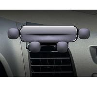 LAYSSA Soporte Movil Coche para Honda Civic 2006-2009/CIIMO 2012-2015, Soporte para Teléfono Móvil para Automóvil Seguro y Estable, 360° Rotación Flexible, Auto Accesorios,A Grey