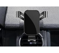 LAYSSA Soporte Movil Coche para Land Rover Discovery 4 2010-2016, Soporte para Teléfono Móvil para Automóvil Seguro y Estable, 360° Rotación Flexible, Auto Accesorios,A Black