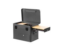 LAYZEE - Box Classic - Cocina móvil de camping 60 x 40 x 42 cm, caja de cocina para camping, festivales, balcón, jardín y como caja de cocina compacta para el maletero/VW Bus/Vans