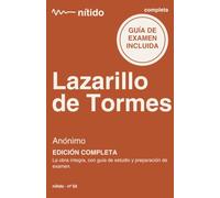 Lazarillo de Tormes: Edición completa con guía de estudio y preparación de examen · adaptación en español actual · Colección Nítido