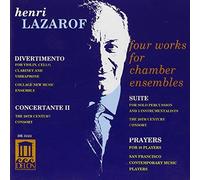 Lazarof Henri - Divertimento X Clar,Vibrafono,Vl E