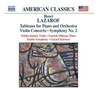 Lazarof - LAZAROF: Tableaux / Violin Concerto / Symphony No. 2