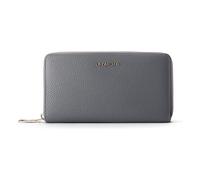 Lazarotti Billetero Bologna Piel XL Zip-Around Piel 19 cm gris