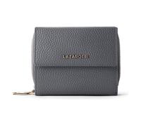 Lazarotti Billetero con cremallera de piel de Bolonia 12 cm gris