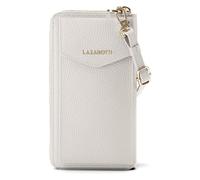 Lazarotti Bologna Cartera de piel con cremallera Funda para teléfono móvil Piel 19 cm blanco