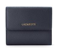 Lazarotti Bologna Leather Cartera Piel natural 12 cm azul
