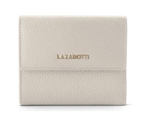 Lazarotti Bologna Leather Cartera Piel natural 12 cm blanco