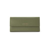 Lazarotti Bologna Leather Cartera Piel natural 19 cm verde oliva