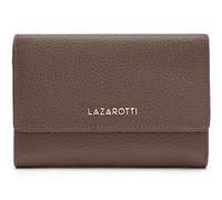 Lazarotti Bologna Leather Zip Wallet With 15 Card Slots M Taupe