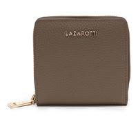 Lazarotti Bologna Leather Zip Wallet With 6 Card Slots Taupe