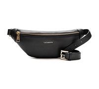 Lazarotti Bologna - Riñonera de piel para mujer, correa ajustable, 31 cm, Negro , talla única, Bolsillo en el pecho