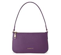 Lazarotti Bolonia - Bolso de hombro para mujer, de piel auténtica, con bolsillo y bolsillo de 27 cm, morado
