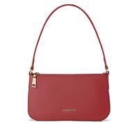 Lazarotti Bolonia - Bolso de hombro para mujer, de piel auténtica, con bolsillo y bolsillo de 27 cm, rojo