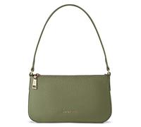 Lazarotti Bolonia - Bolso de hombro para mujer, de piel auténtica, con bolsillo y bolsillo de 27 cm, verde oliva