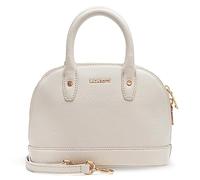 Lazarotti Bolonia - Bolso de mano de piel para mujer, con asa y correa extraíble, tamaño mediano, 24 cm, crema, talla única