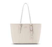 Lazarotti Bolsa de compras «Bologna Leather XL» de piel, 35 cm beige