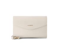 Lazarotti Bolsa de hombro de piel «Bologna» con correa para colgar, 23 cm blanco