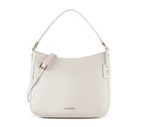 Lazarotti Bolsa de hombro tipo hobo de piel de Bolonia, 27 cm beige