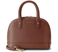 Lazarotti Bolso de piel de Bolonia Crossbody de piel 24 cm marrón