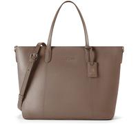 Lazarotti Bolso Shopper Crossbody de piel Bolonia 31 cm gris