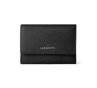Lazarotti Cartera Bologna Leather XL con compartimento con cremallera envolvente, de piel, 14 cm negro