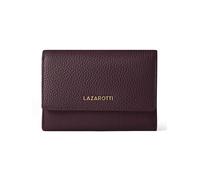 Lazarotti Cartera Bologna Leather XL con compartimento con cremallera envolvente, de piel, 14 cm rojo