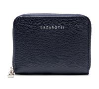 Lazarotti Cartera de cuero Milano 13,5 cm azul
