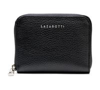 Lazarotti Cartera de cuero Milano 13,5 cm negro