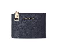 Lazarotti Cartera de llaves y tarjetas de piel de Bolonia con protección RFID, 11,5 azul