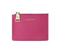 Lazarotti Cartera de llaves y tarjetas de piel de Bolonia con protección RFID, 11,5 fucsia
