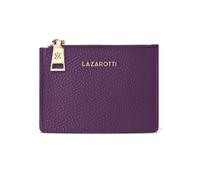 Lazarotti Cartera de llaves y tarjetas de piel de Bolonia con protección RFID, 11,5 lila