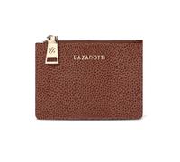 Lazarotti Cartera de llaves y tarjetas de piel de Bolonia con protección RFID, 11,5 marrón