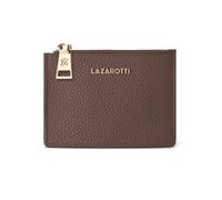 Lazarotti Cartera de llaves y tarjetas de piel de Bolonia con protección RFID, 11,5 marrón