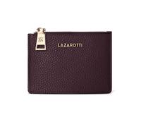 Lazarotti Cartera de llaves y tarjetas de piel de Bolonia con protección RFID, 11,5 rojo