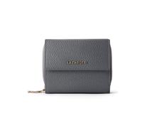 Lazarotti Cartera de piel «Bologna» con cremallera envolvente, 12 cm gris