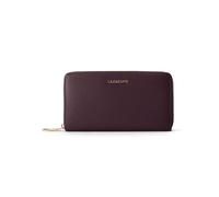 Lazarotti Cartera de piel «Bologna Leather XL» con cremallera envolvente, 19 cm rojo