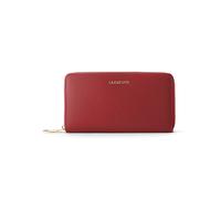Lazarotti Cartera de piel «Bologna Leather XL» con cremallera envolvente, 19 cm rojo