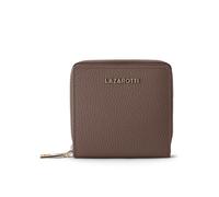 Lazarotti Cartera de piel «Bologna» mediana con cremallera perimetral, 10 cm marrón