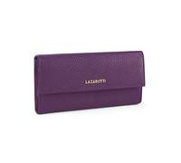 Lazarotti Bologna Leather Cartera Piel natural 19 cm púrpura