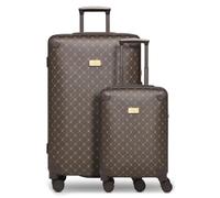 Lazarotti Juego de maletas de 2 piezas | 2 trolley set S 55 cm + L 79 cm | Material ligero híbrido con logotipo impreso y protección de esquinas | 4 ruedas dobles y cierre TSA para hombre y mujer