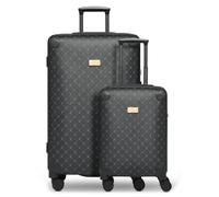 Lazarotti Juego de maletas de 2 piezas | 2 trolley set S 55 cm + L 79 cm | Material ligero híbrido con logotipo impreso y protección de esquinas | 4 ruedas dobles y cierre TSA para hombre y mujer